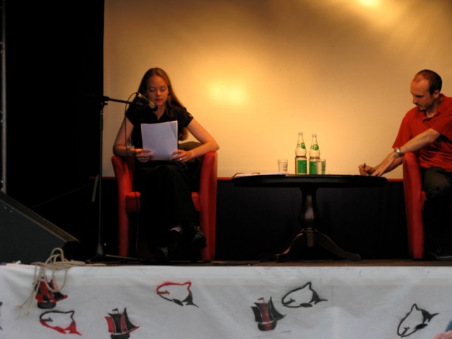 Lesung Moving Baltic Sea Festival Rostock 2008, mit Gauner